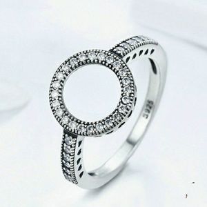 925 SS Geometric ring